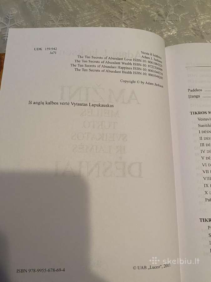 Parduodama knyga Amžini dėsniai - nuotraukos Nr. 2