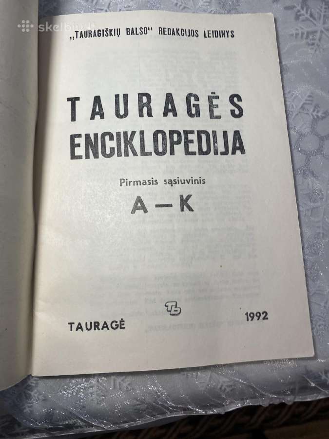 Parduodama Taurages enciklopedija ir kalendoriai - nuotraukos Nr. 2