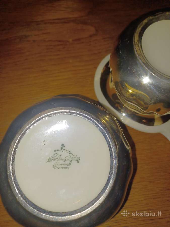 Hertel Jacob Porcelain Bavaria rinkinukas padažams - nuotraukos Nr. 7