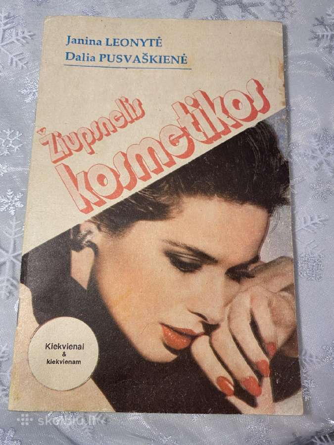 Knygos apie kosmetika, odos priežiūra