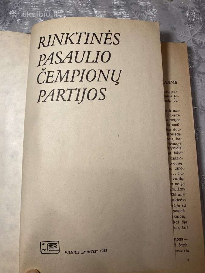 Parduodama knyga apie šachmatus - nuotraukos Nr. 2