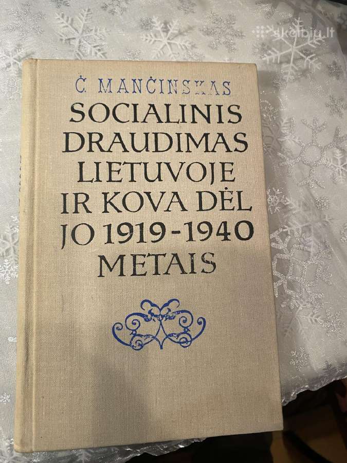 Knyga apie Socialini draudima 1919-1940 m.