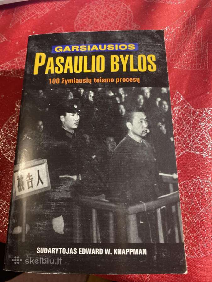 Parduodama knyga “Garsiausios pasaulio bylos