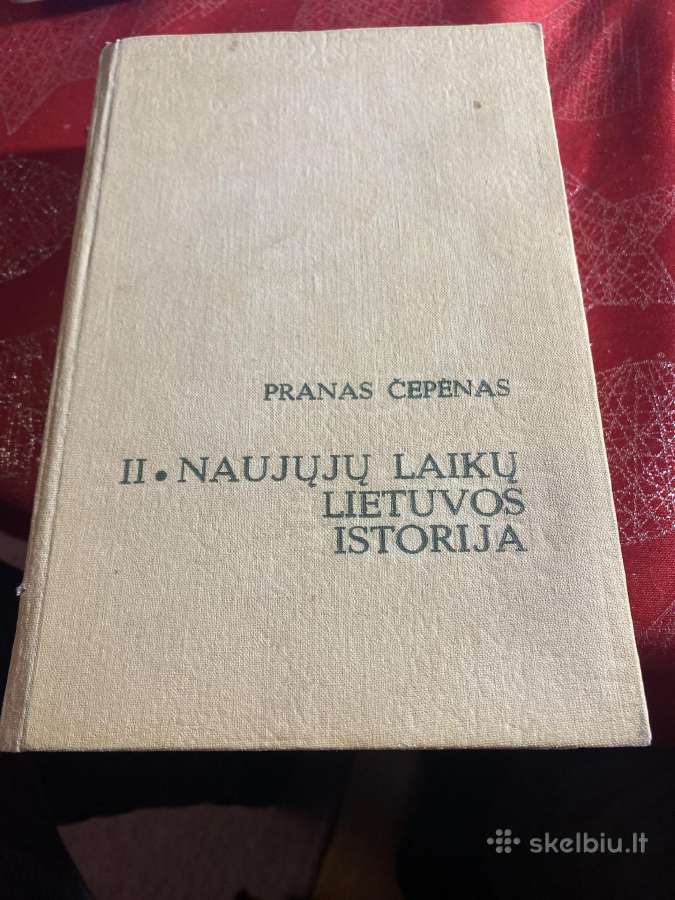 Parduidama knyga Nauju laiku Lietuvos istorija.