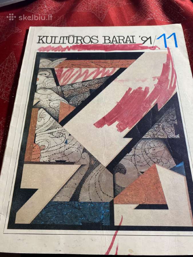 Parduodamas žurnalas Kulturos barai. 1991 m 11