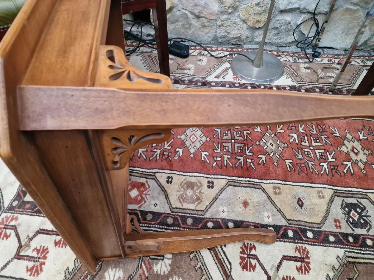 Vintažinis ąžuolinis kavos staliukas - nuotraukos Nr. 22