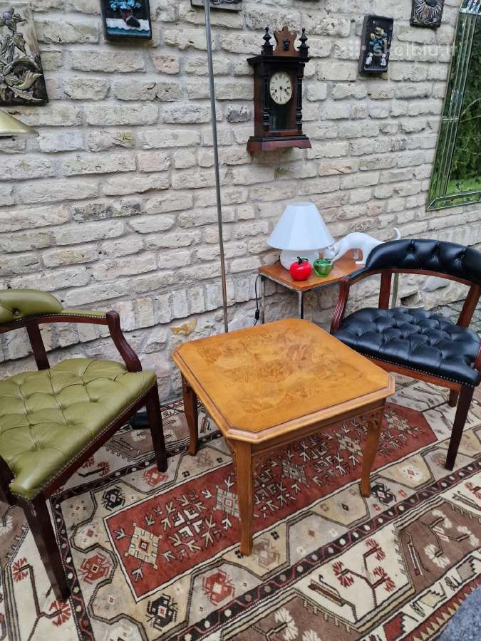 Vintažinis ąžuolinis kavos staliukas - nuotraukos Nr. 25