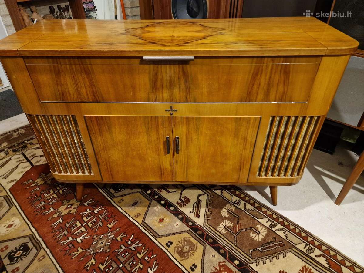 Vintažinė mid century Siemens radio konsolė Tr3 - nuotraukos Nr. 3