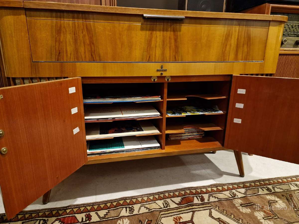 Vintažinė mid century Siemens radio konsolė Tr3 - nuotraukos Nr. 4