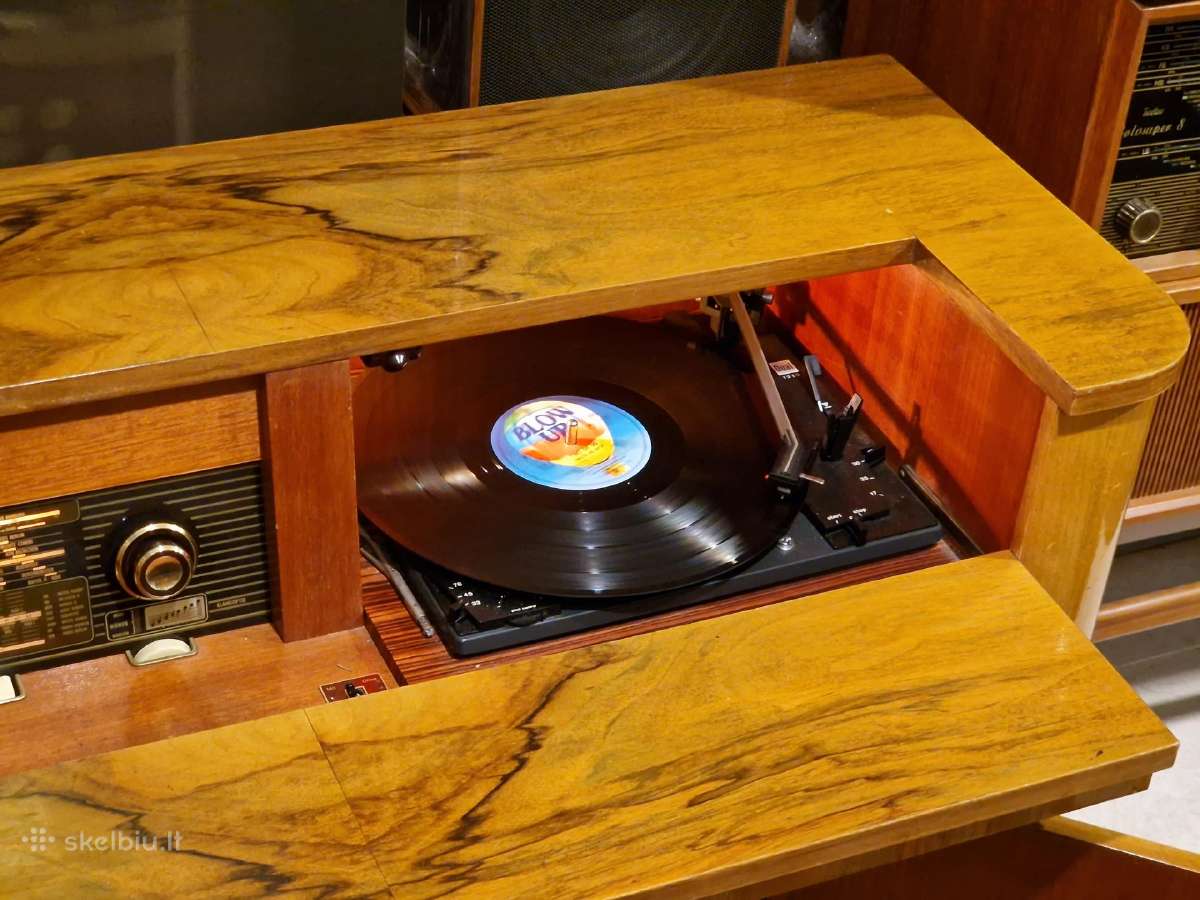 Vintažinė mid century Siemens radio konsolė Tr3 - nuotraukos Nr. 6