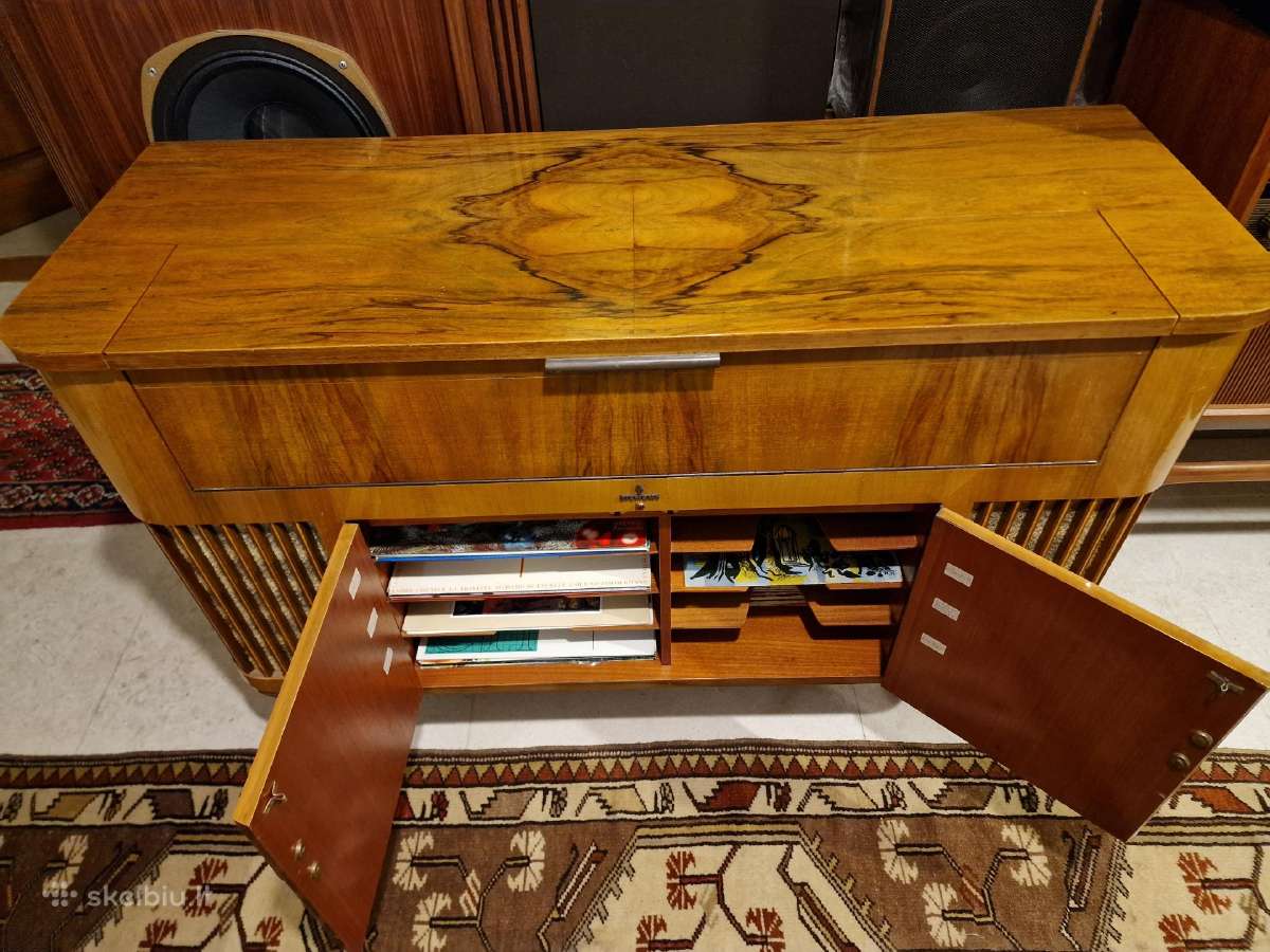 Vintažinė mid century Siemens radio konsolė Tr3 - nuotraukos Nr. 16