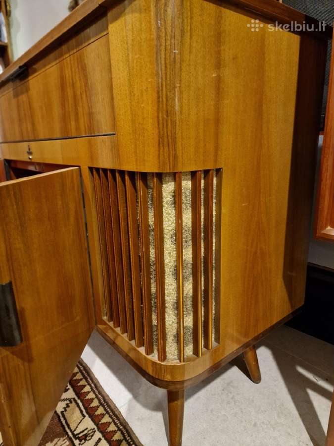 Vintažinė mid century Siemens radio konsolė Tr3 - nuotraukos Nr. 17