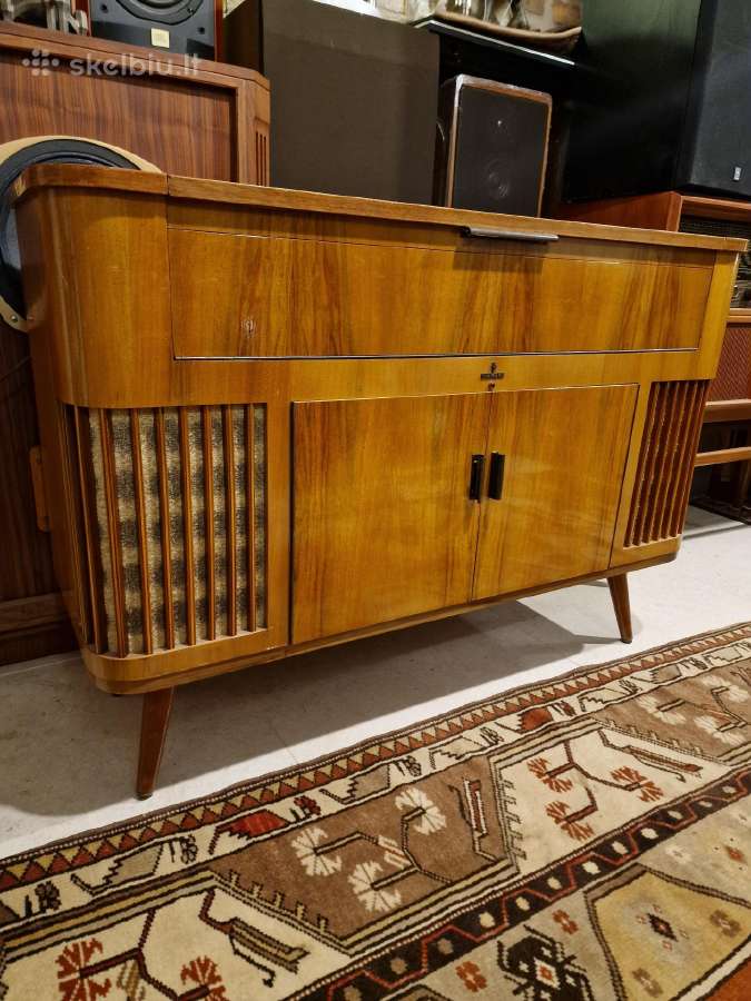 Vintažinė mid century Siemens radio konsolė Tr3 - nuotraukos Nr. 19