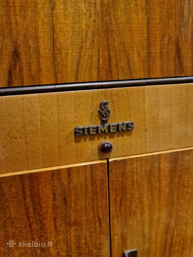 Vintažinė mid century Siemens radio konsolė Tr3 - nuotraukos Nr. 20