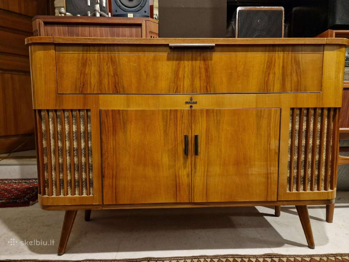 Vintažinė mid century Siemens radio konsolė Tr3 - nuotraukos Nr. 21