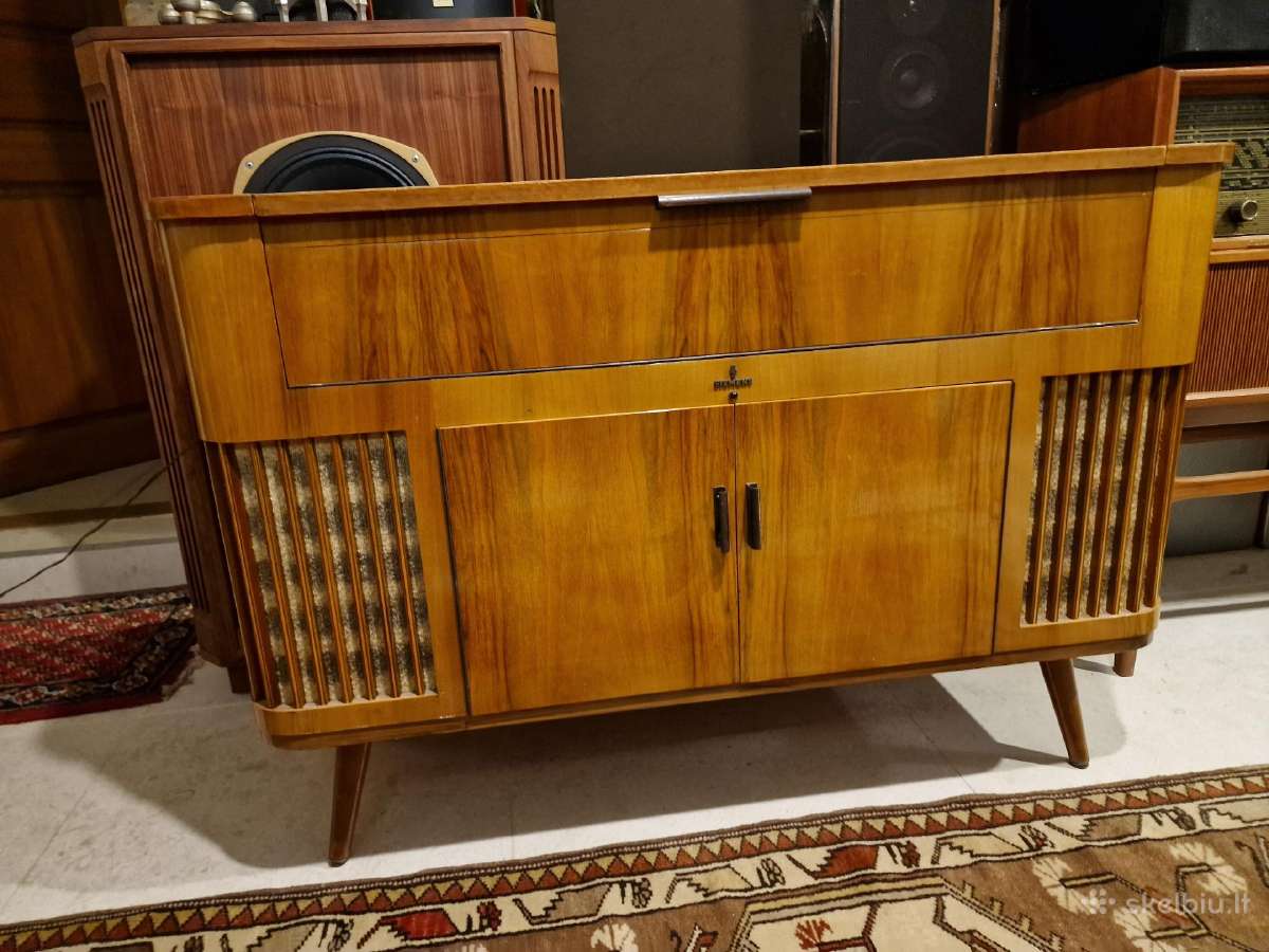Vintažinė mid century Siemens radio konsolė Tr3 - nuotraukos Nr. 23