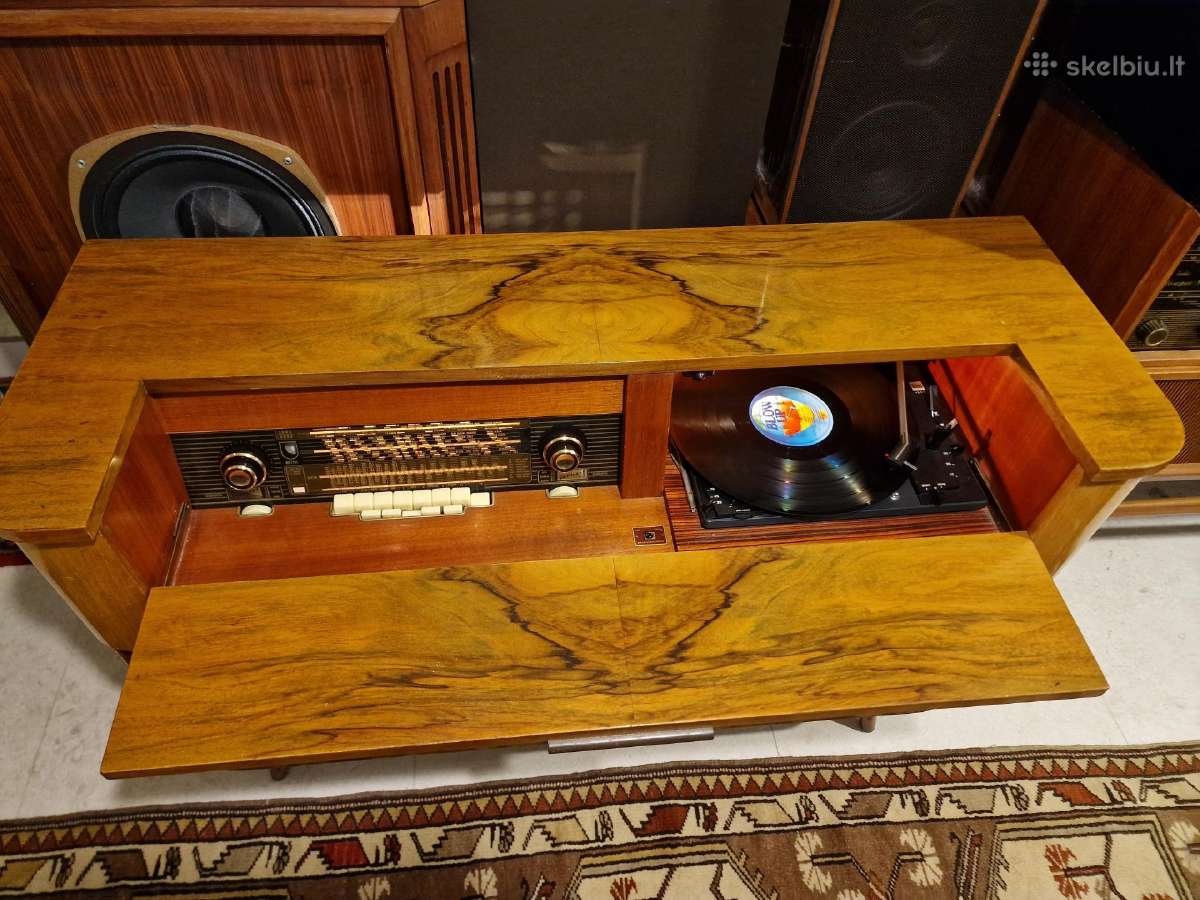 Vintažinė mid century Siemens radio konsolė Tr3 - nuotraukos Nr. 26