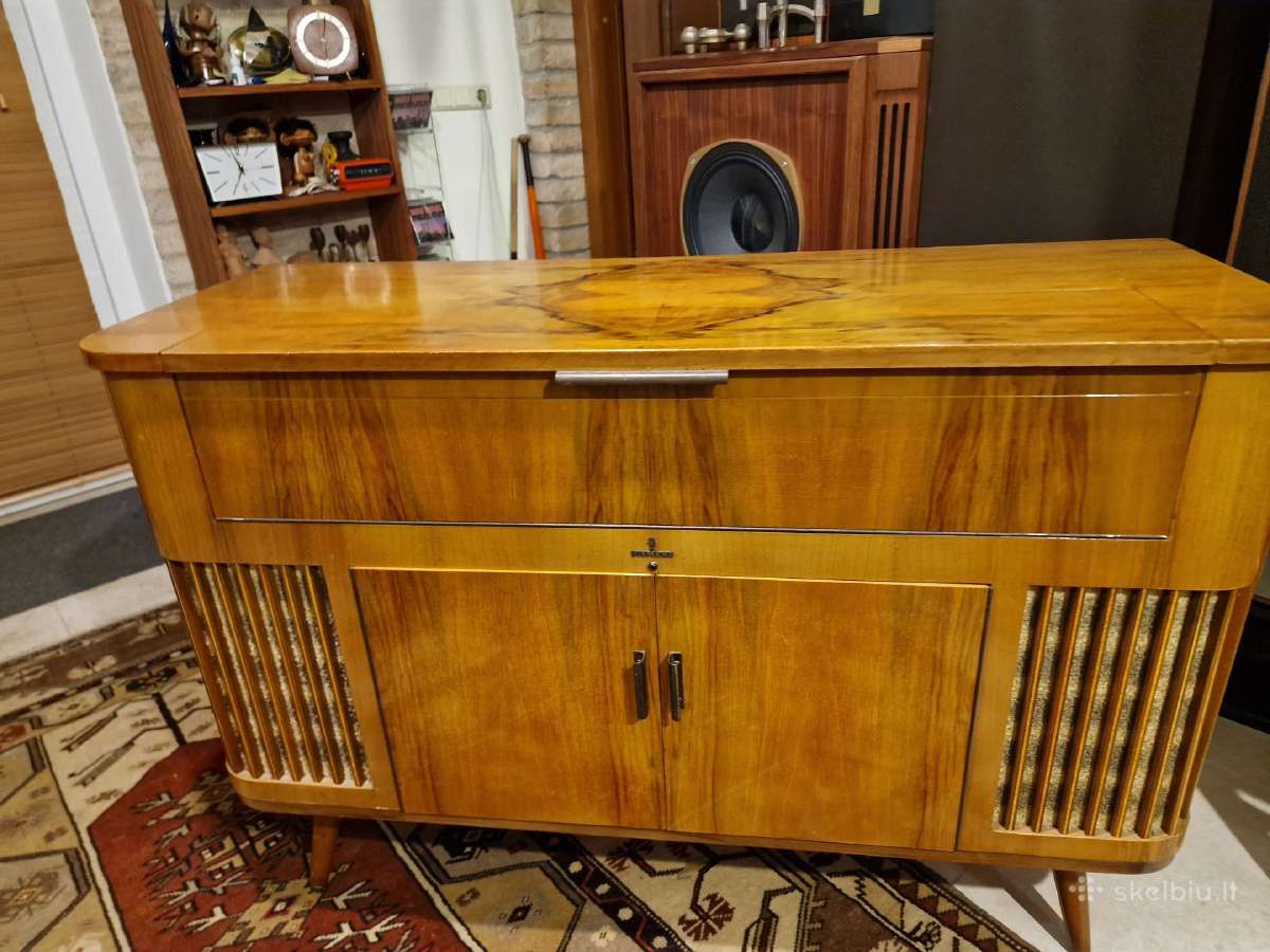 Vintažinė mid century Siemens radio konsolė Tr3 - nuotraukos Nr. 38