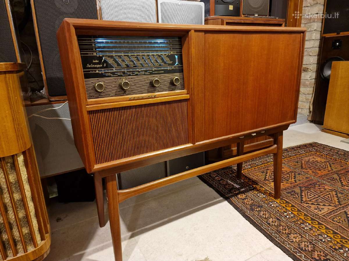 Vintažinė mid century Tandberg televizorius/radija