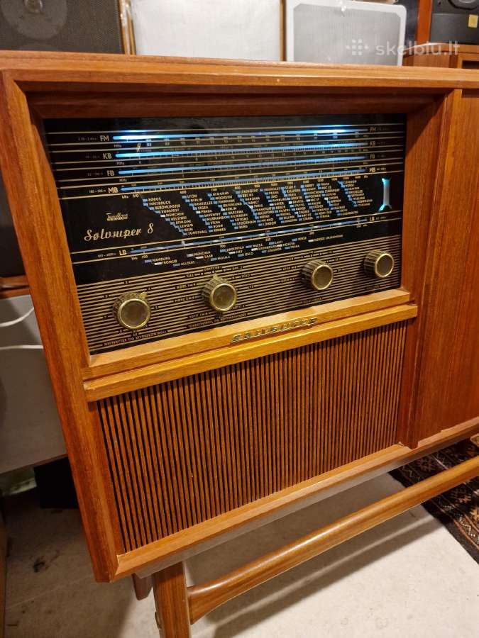 Vintažinė mid century Tandberg televizorius/radija - nuotraukos Nr. 2