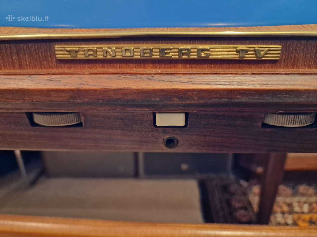 Vintažinė mid century Tandberg televizorius/radija - nuotraukos Nr. 5
