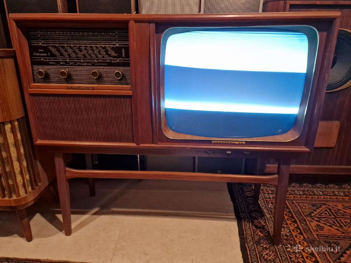 Vintažinė mid century Tandberg televizorius/radija - nuotraukos Nr. 6