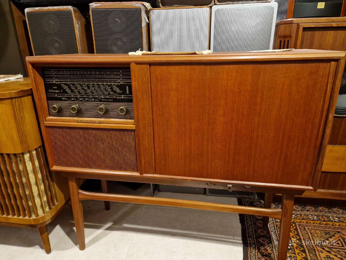 Vintažinė mid century Tandberg televizorius/radija - nuotraukos Nr. 7