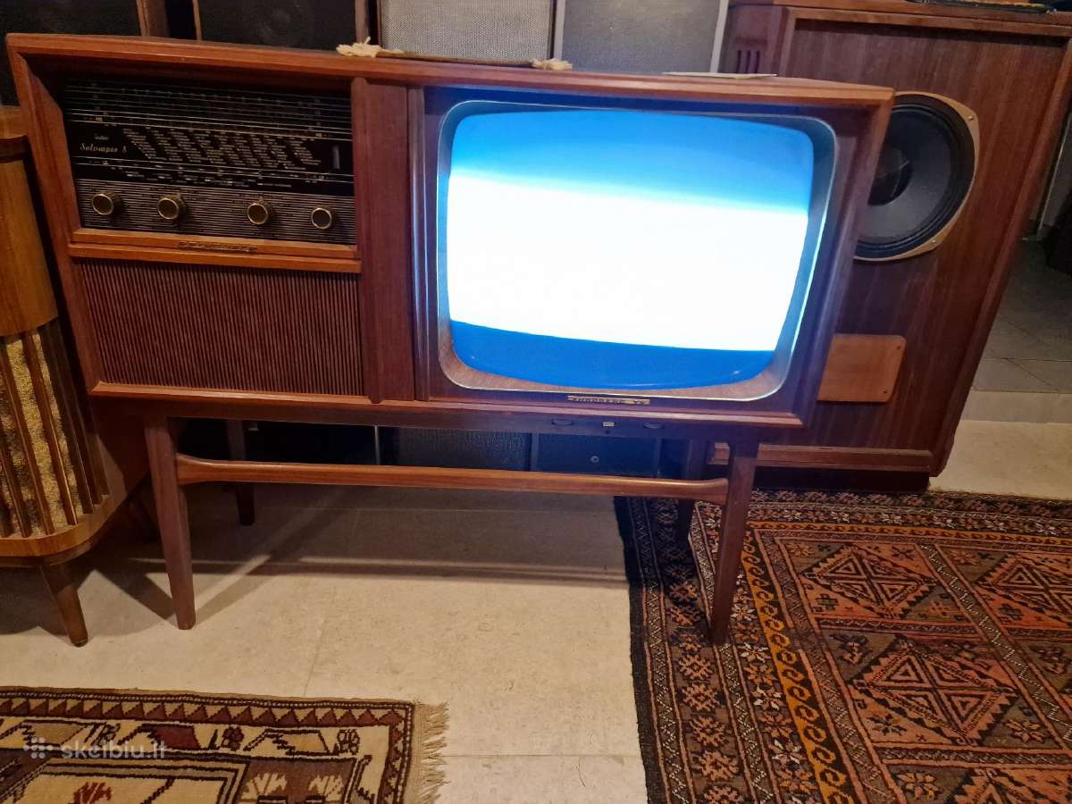 Vintažinė mid century Tandberg televizorius/radija - nuotraukos Nr. 8