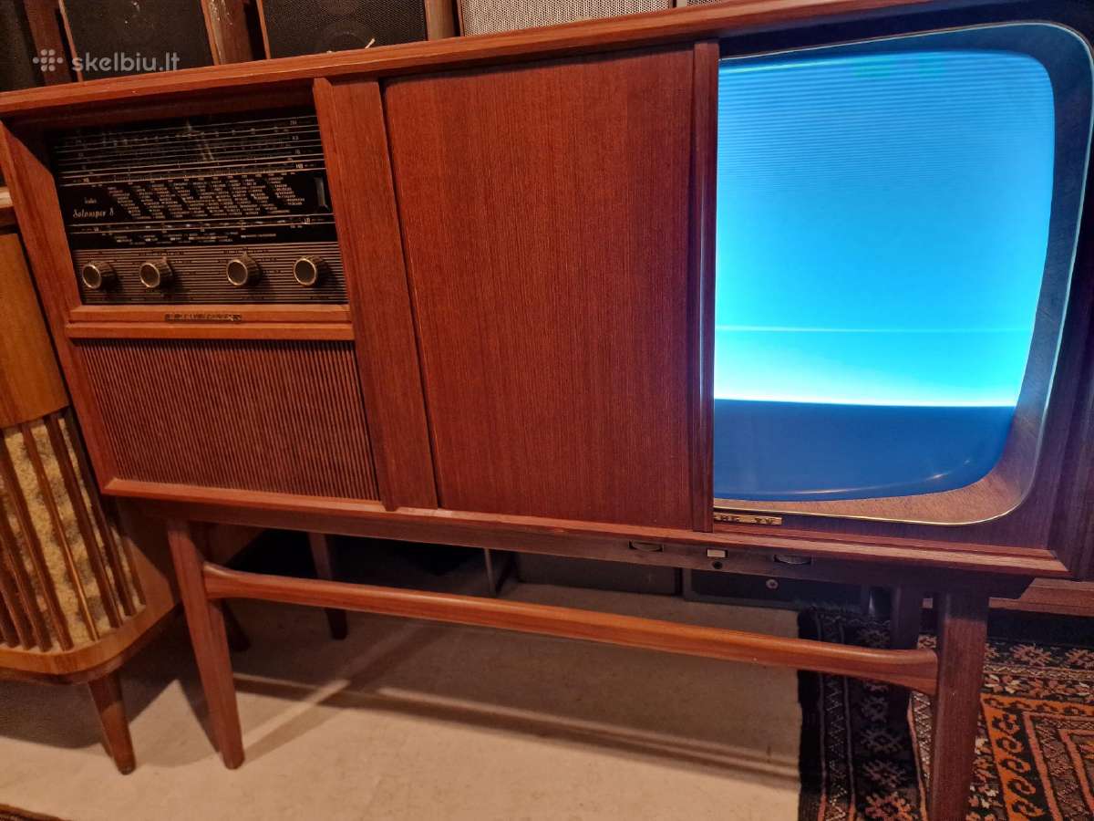 Vintažinė mid century Tandberg televizorius/radija - nuotraukos Nr. 9