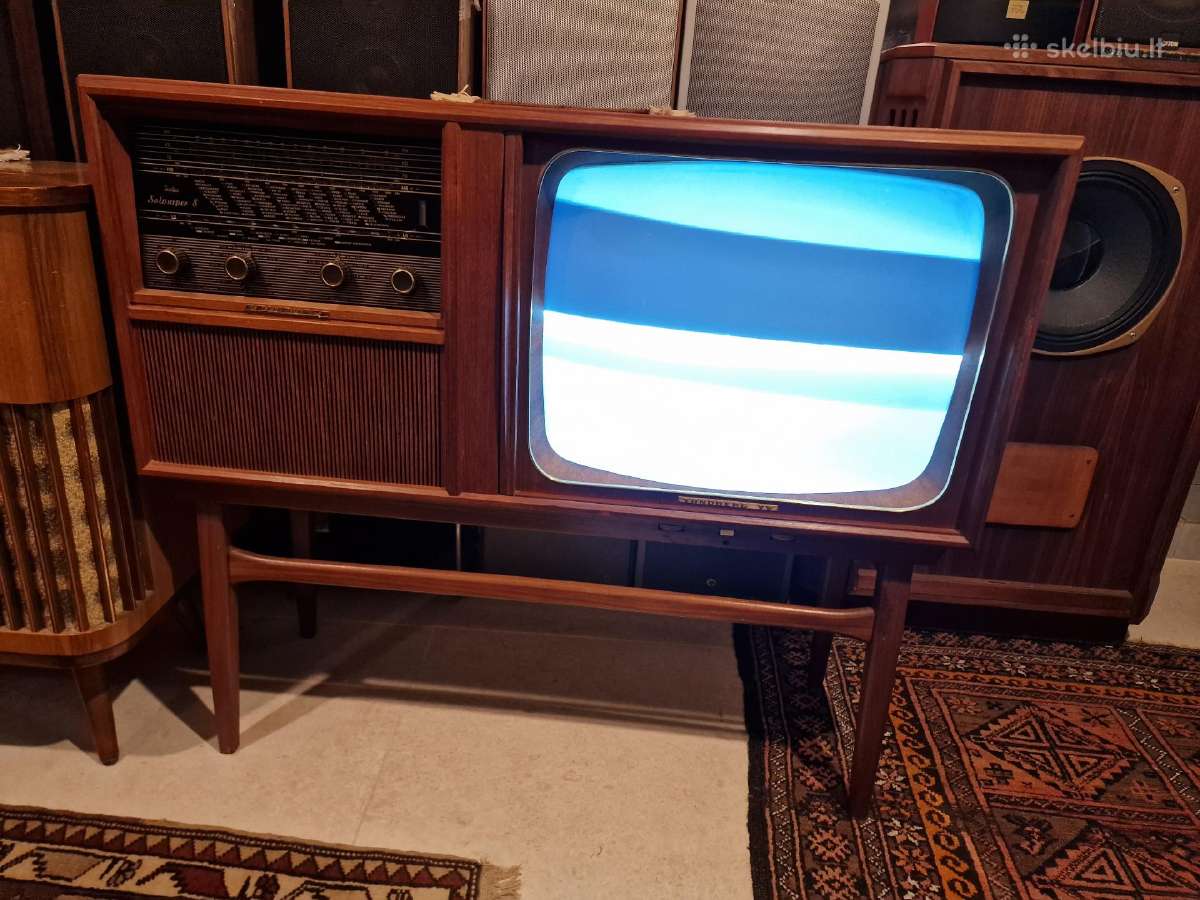 Vintažinė mid century Tandberg televizorius/radija - nuotraukos Nr. 15
