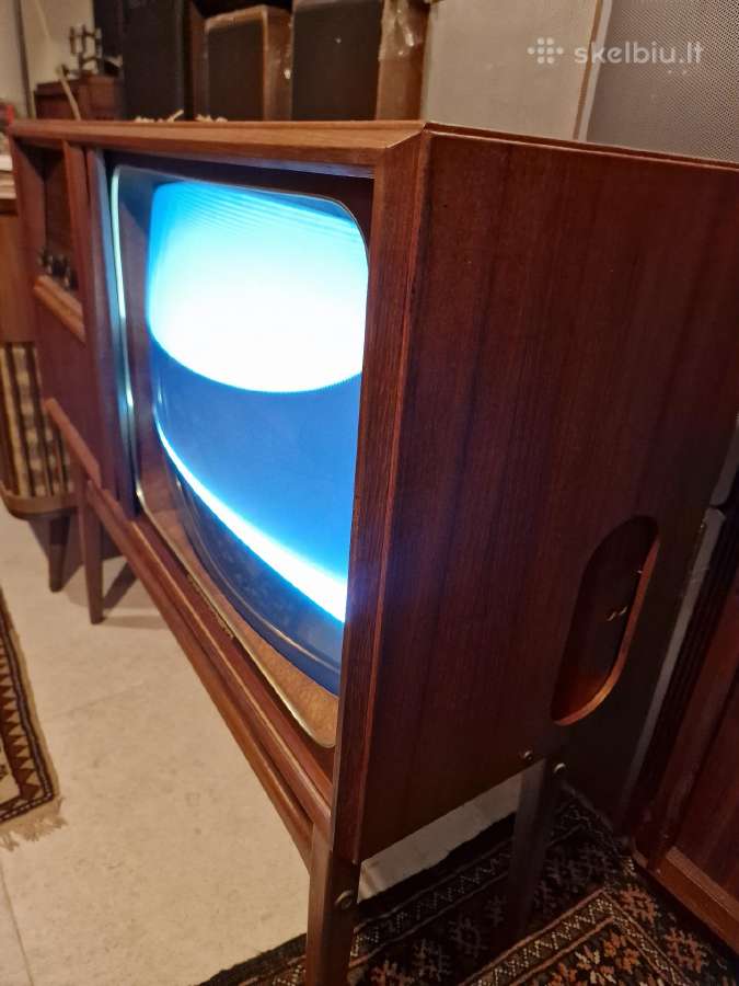 Vintažinė mid century Tandberg televizorius/radija - nuotraukos Nr. 16