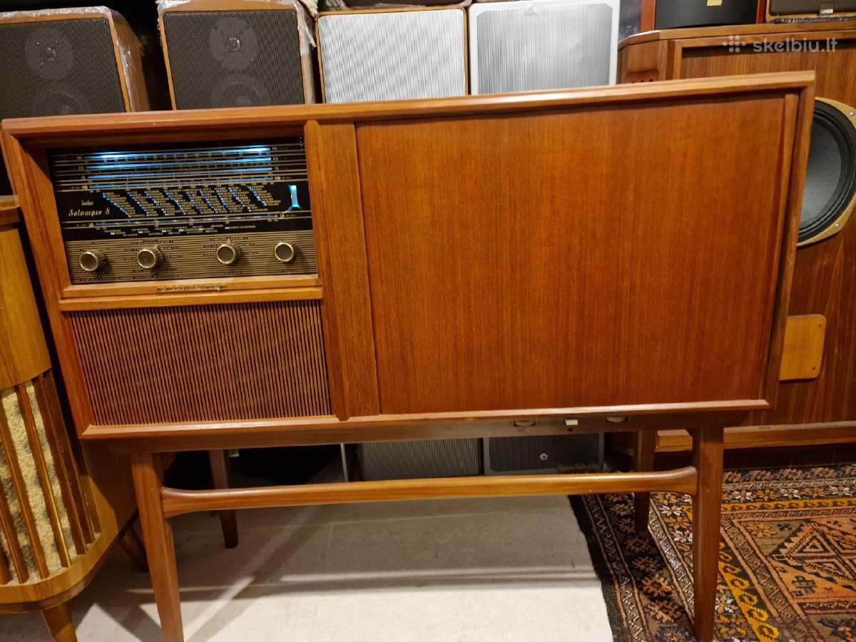 Vintažinė mid century Tandberg televizorius/radija - nuotraukos Nr. 17