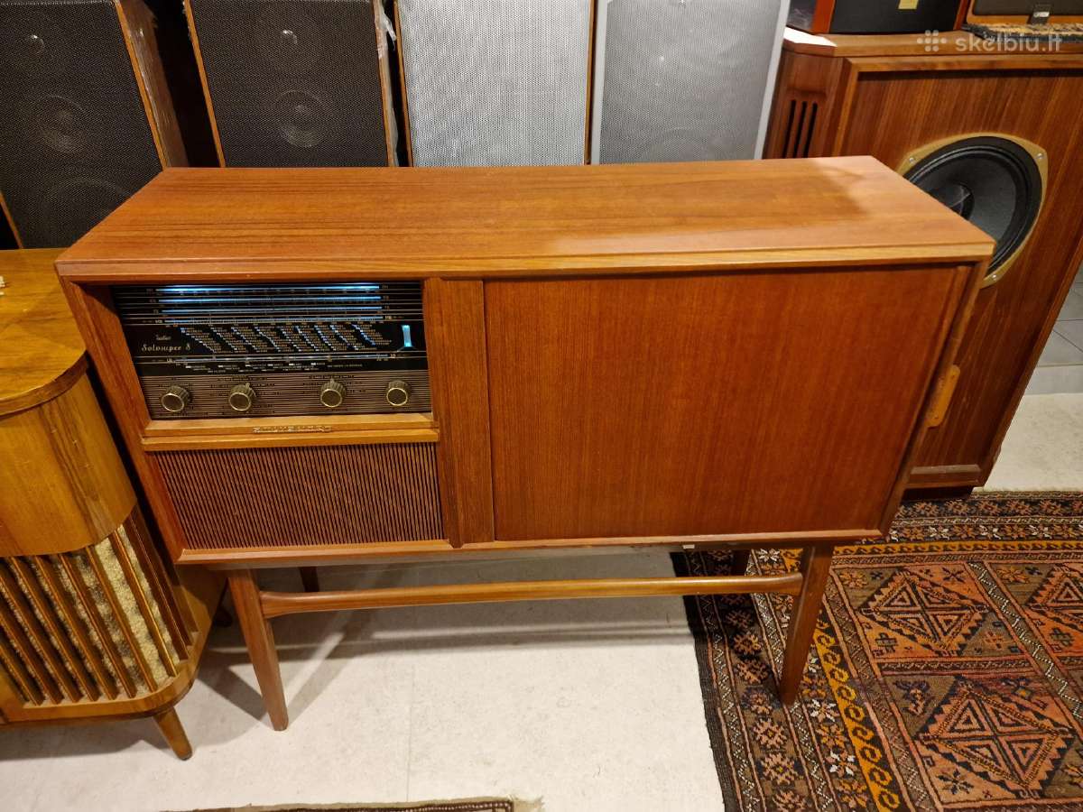 Vintažinė mid century Tandberg televizorius/radija - nuotraukos Nr. 18