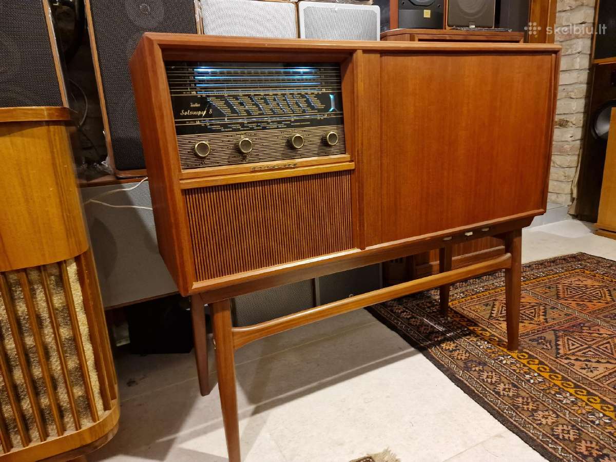Vintažinė mid century Tandberg televizorius/radija - nuotraukos Nr. 19