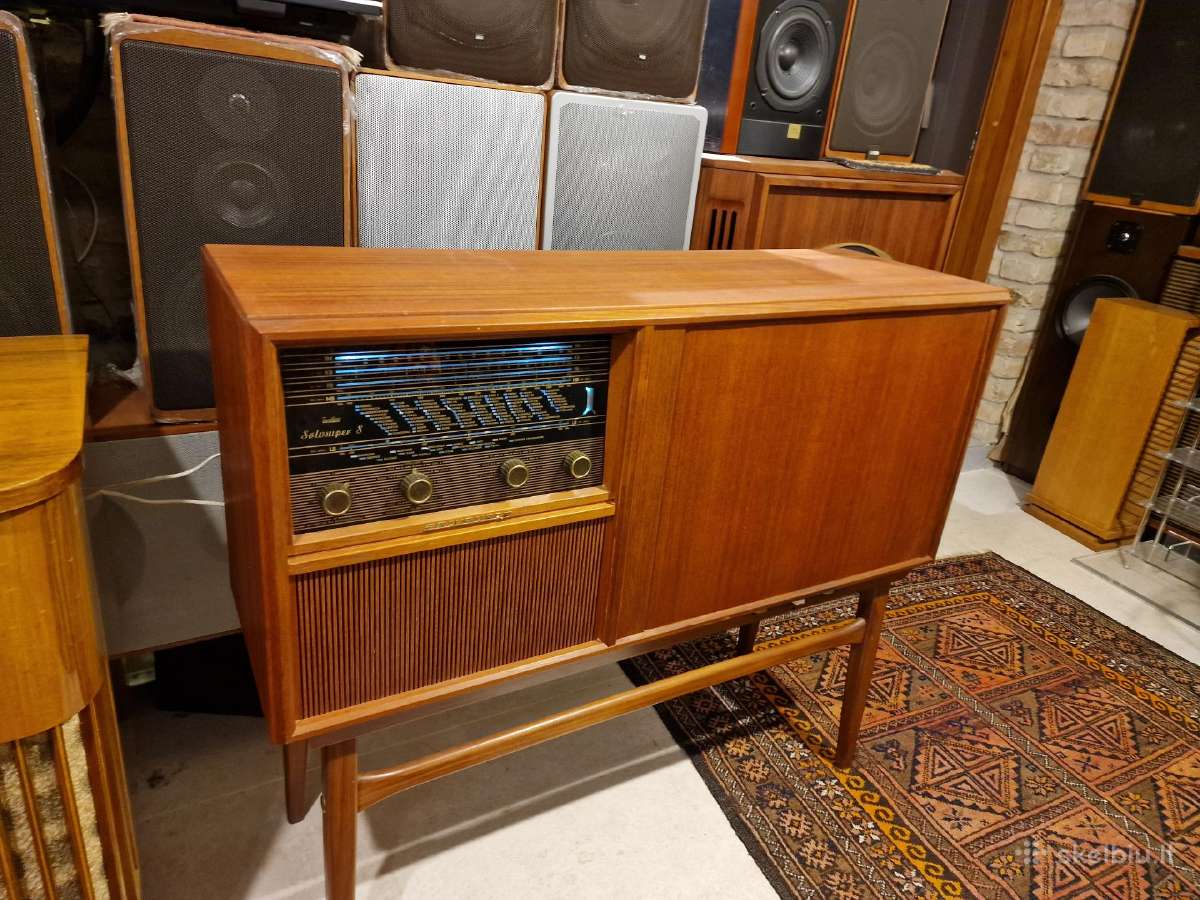 Vintažinė mid century Tandberg televizorius/radija - nuotraukos Nr. 20