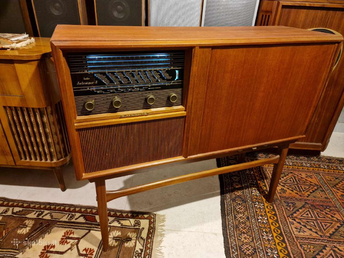 Vintažinė mid century Tandberg televizorius/radija - nuotraukos Nr. 23