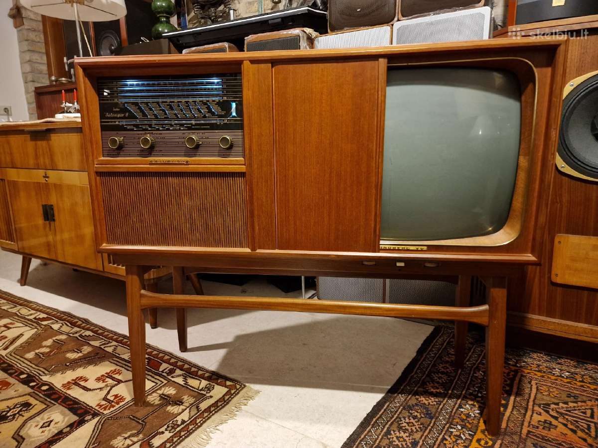 Vintažinė mid century Tandberg televizorius/radija - nuotraukos Nr. 27