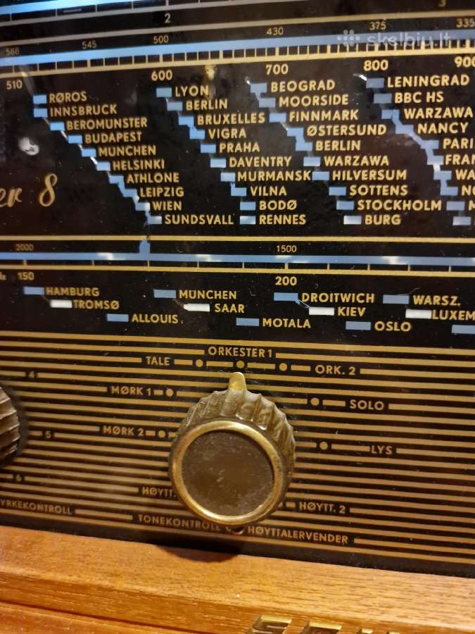 Vintažinė mid century Tandberg televizorius/radija - nuotraukos Nr. 29