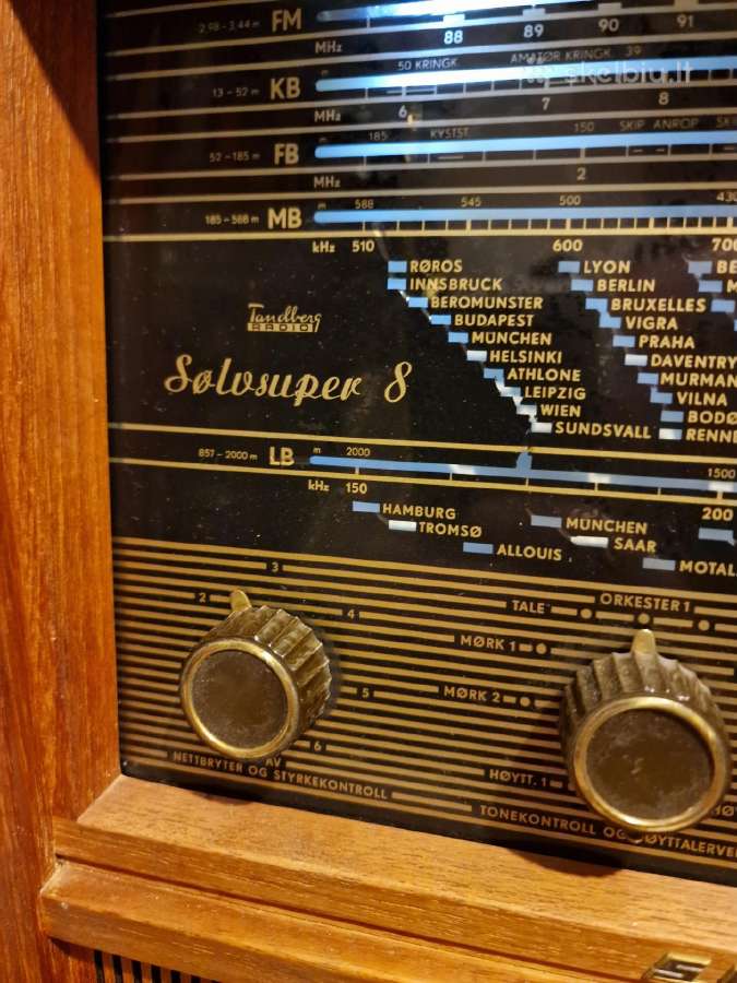 Vintažinė mid century Tandberg televizorius/radija - nuotraukos Nr. 31