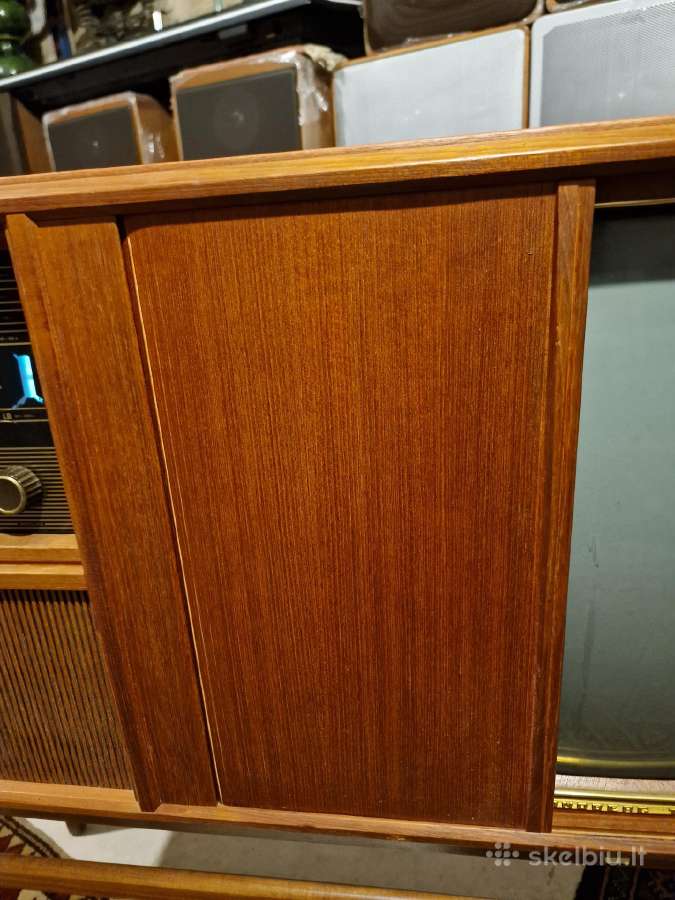 Vintažinė mid century Tandberg televizorius/radija - nuotraukos Nr. 33