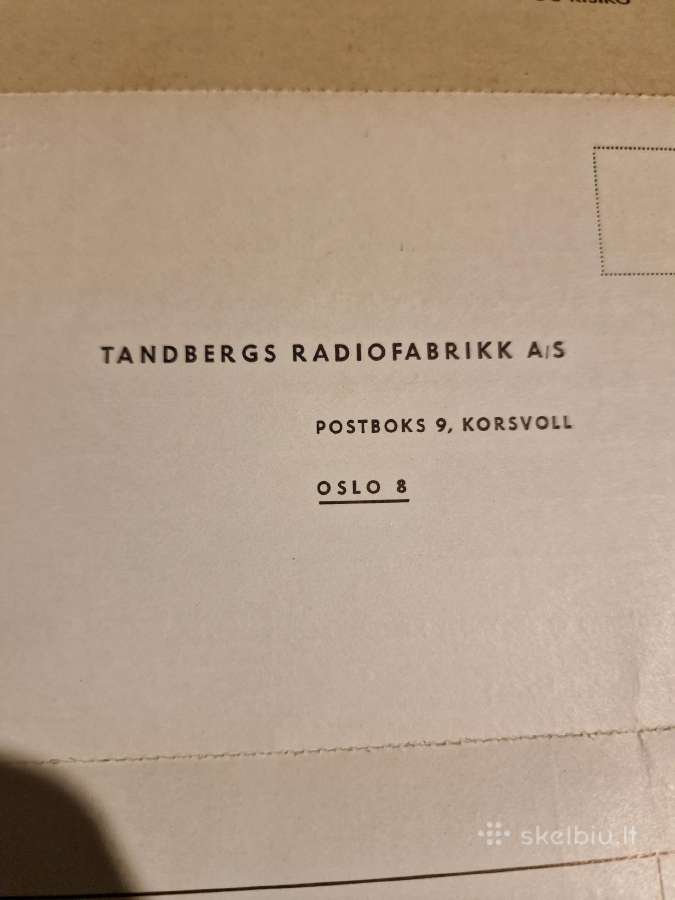Vintažinė mid century Tandberg televizorius/radija - nuotraukos Nr. 35