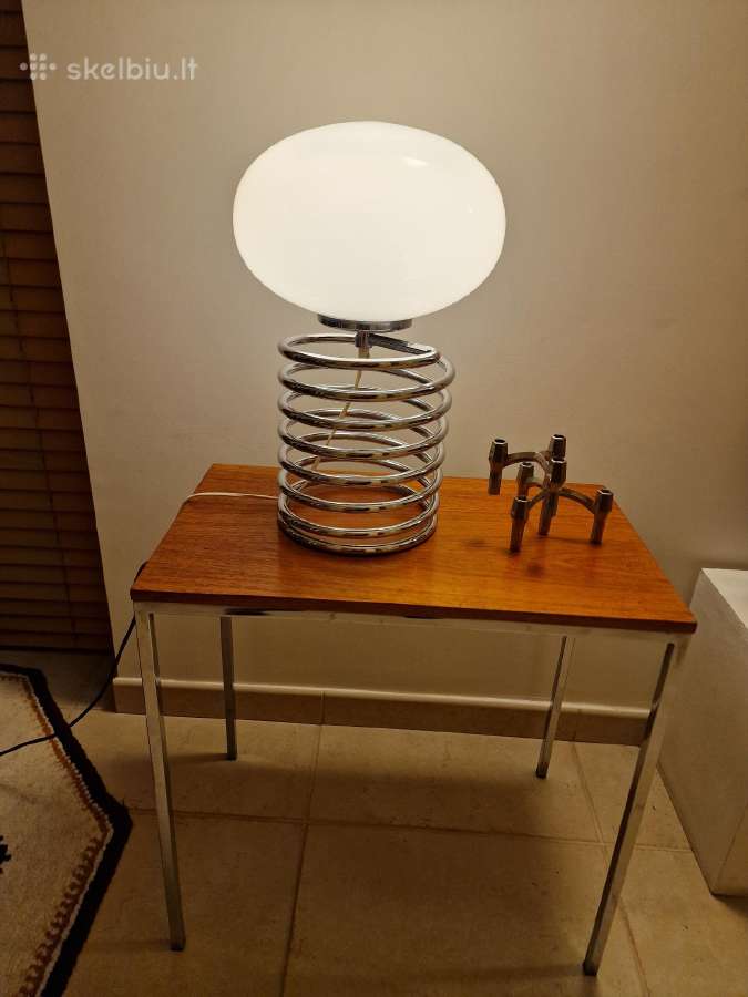 Vintažinis mid century stalo šviestuvas-lempa - nuotraukos Nr. 5