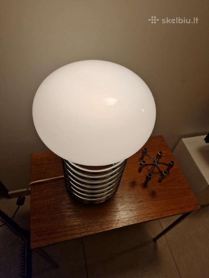 Vintažinis mid century stalo šviestuvas-lempa - nuotraukos Nr. 6
