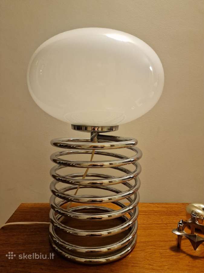 Vintažinis mid century stalo šviestuvas-lempa - nuotraukos Nr. 10