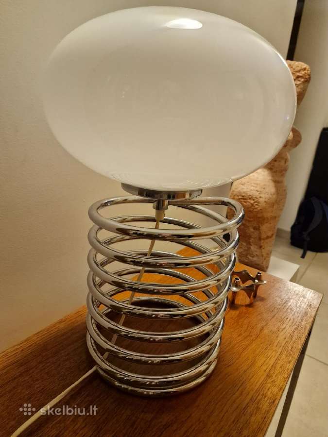 Vintažinis mid century stalo šviestuvas-lempa - nuotraukos Nr. 13