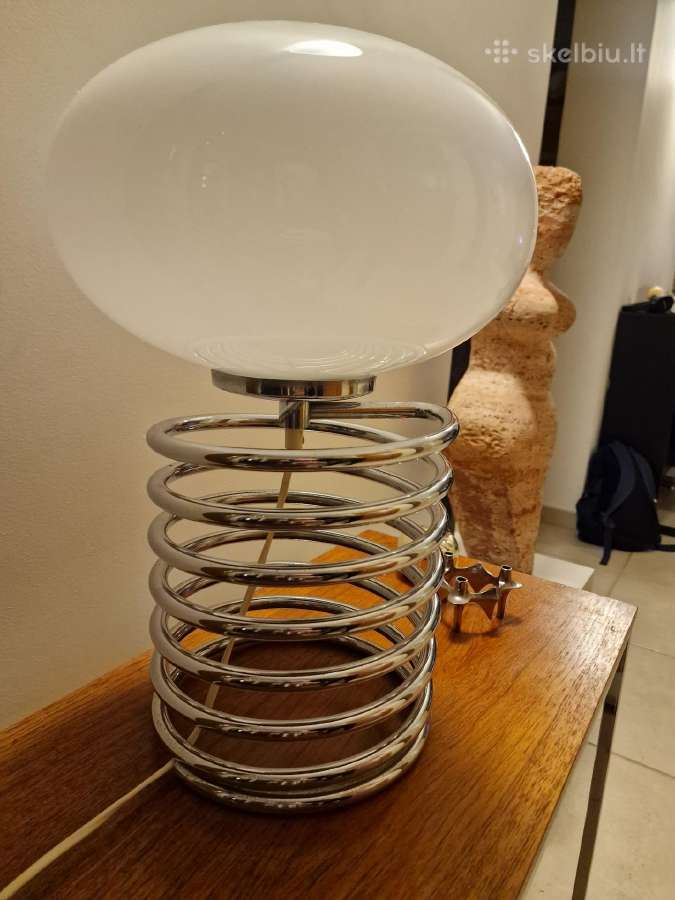 Vintažinis mid century stalo šviestuvas-lempa - nuotraukos Nr. 14
