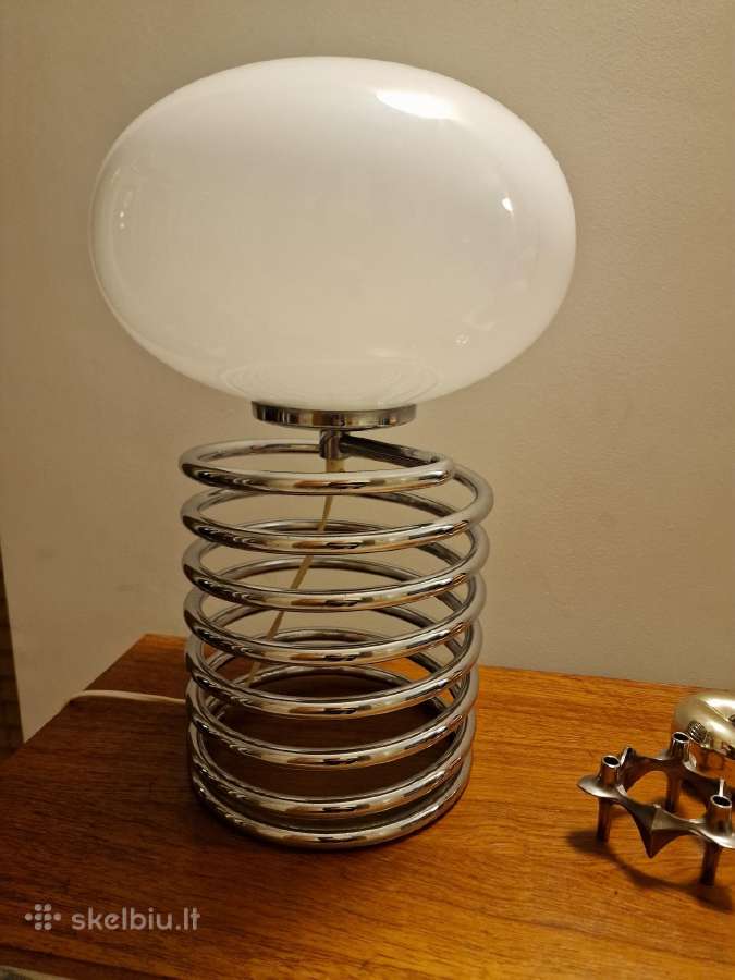 Vintažinis mid century stalo šviestuvas-lempa - nuotraukos Nr. 22