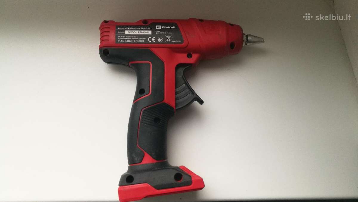 Einhell klijų akum. 18v pistoletas dalims - nuotraukos Nr. 2
