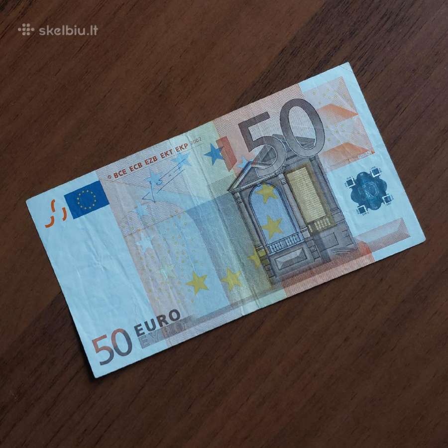50 Euro 2002 ,S Prefix - Italy / printed Austria /