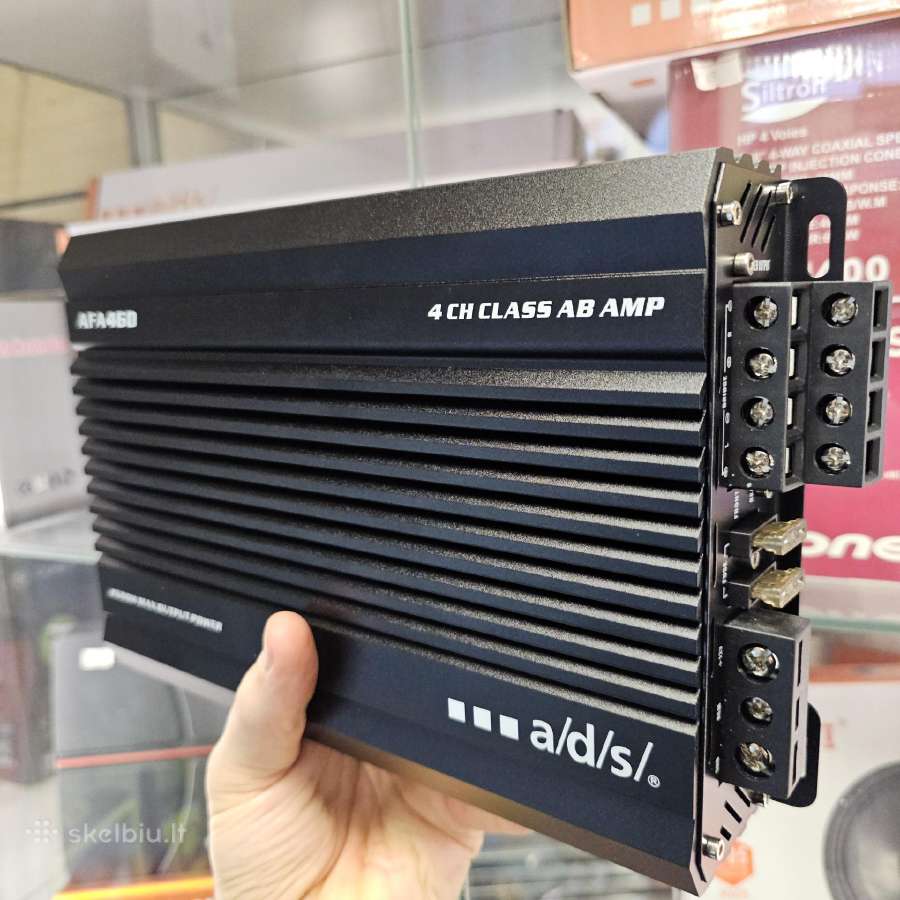 Galingas automobilinis stiprintuvas Ads 2600w - nuotraukos Nr. 2